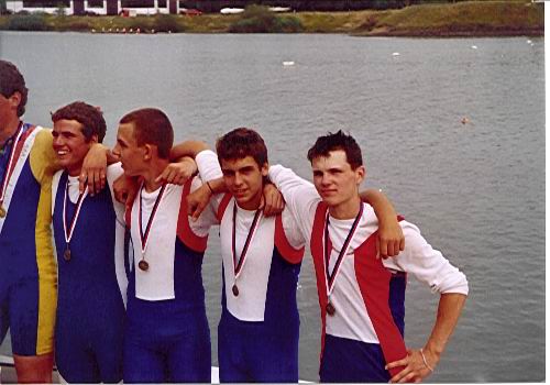 4x dci Petr �abla, Du�an Koh�t, Jan �ediv�, Filip Letocha(Hodon�n) - bronz 
