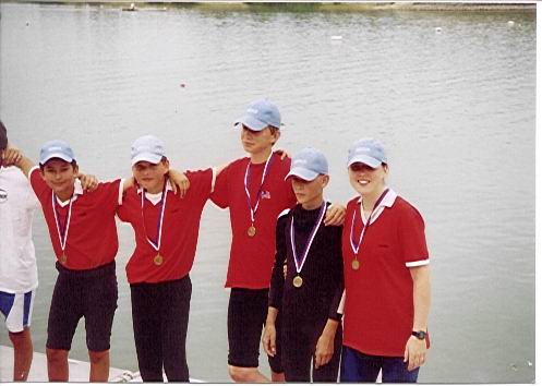  4x �ciml Jan Skoch, Adam Atarsia, UH, P�erov, korm. Jitka Skochov� - bronzov� medaile